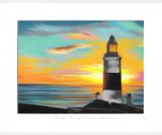 Europa Point Lighthouse Print (by Gerry Martinez)